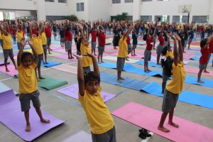 International yoga Day Celebration | 2023 12 %best cbse schools in coimbatore%
