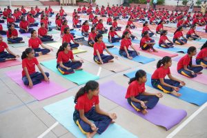 International yoga Day Celebration | 2023 14 %best cbse schools in coimbatore%