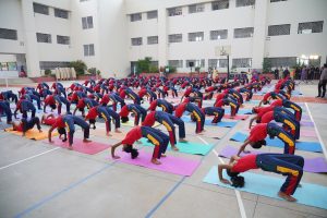 International yoga Day Celebration | 2023 18 %best cbse schools in coimbatore%