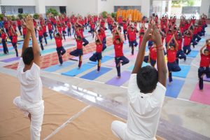 International yoga Day Celebration | 2023 8 %best cbse schools in coimbatore%